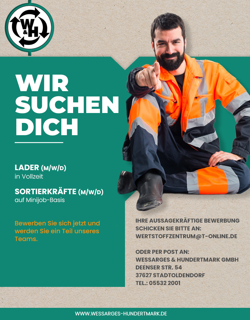Wir suchen dich! (m/w/d) - Wessarges & Hundertmark GmbH