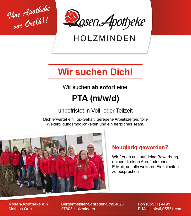 PTA (m/w/d) - Rosenapotheke e.K. 