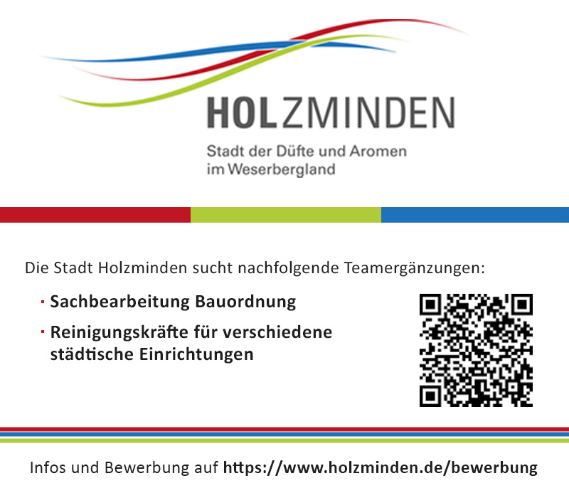 Wir suchen Dich! (m/w/d) - Stadt Holzminden