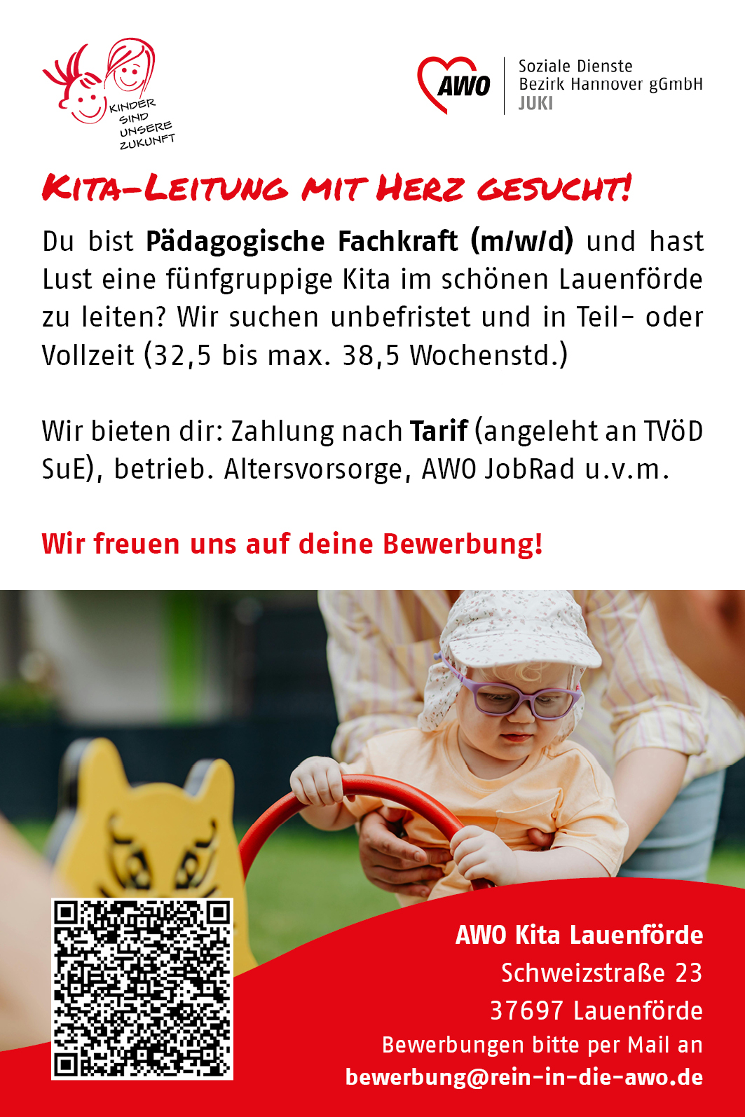 Pädagogische Fachkraft (m/w/d) - AWO Kita Lauenförde