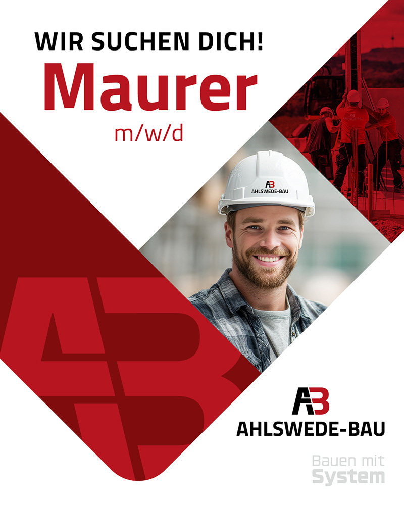 Maurer (m/w/d) - Ahlswede Bau