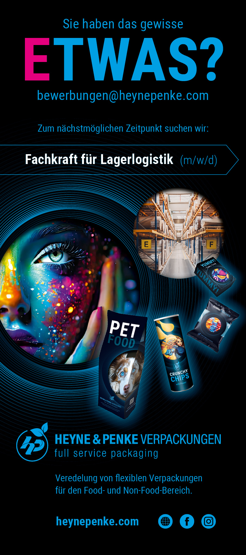 Fachkraft für Lagerlogistik (m/w/d) - HEYNE & PENKE VERPACKUNGEN