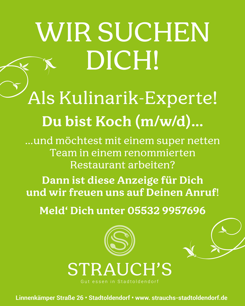 Koch (m/w/d) - Strauchs Stadtoldendorf 