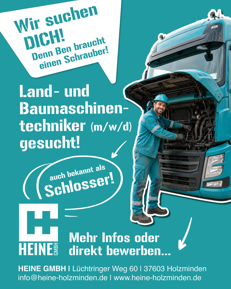 Land- und Baumaschinentechniker/-in (m/w/d) - Heine GmbH 