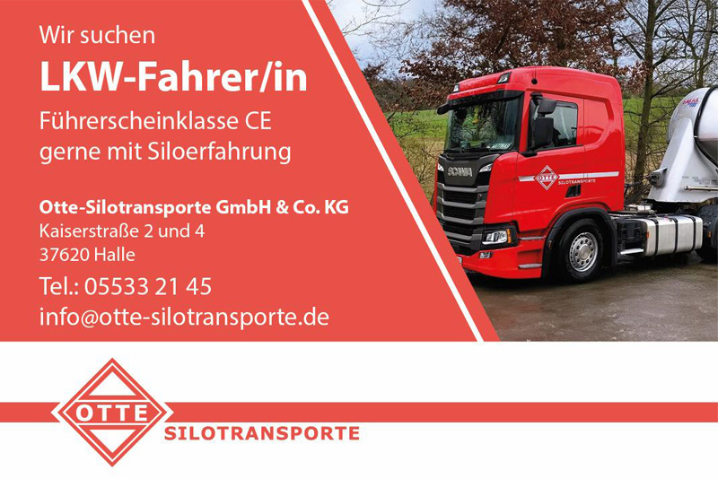 LKW-Fahrer/-in (m/w/d) - Otte-Silotransporte 