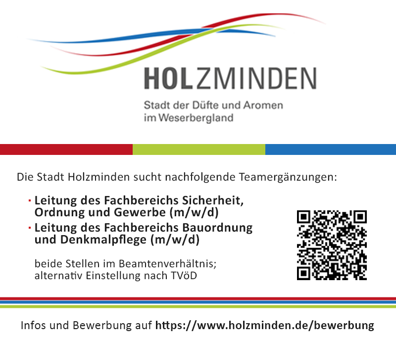 Wir suchen Dich! (m/w/d) - Stadt Holzminden 